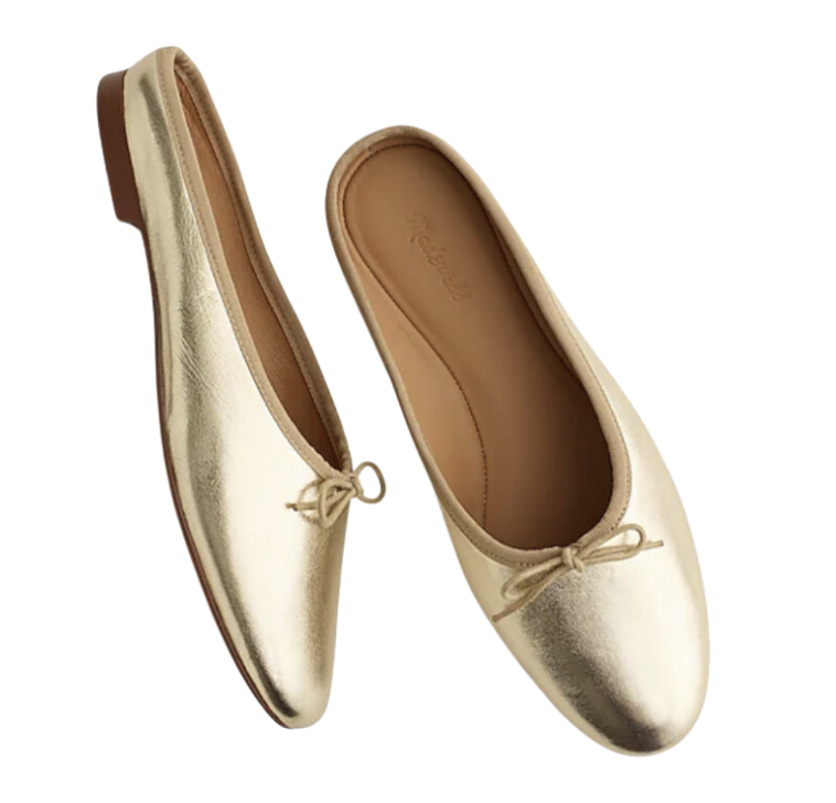 The April Ballet Flat Mule Top Labor Day Sales